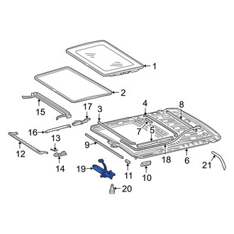 Mercedes-Benz OE - Sunroof Motor