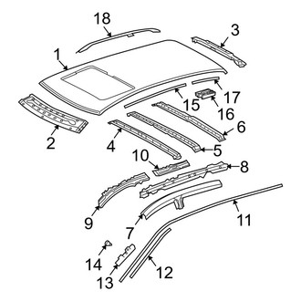 Mercedes-Benz OE - Roof & Components (Base / 4Matic Wagon)