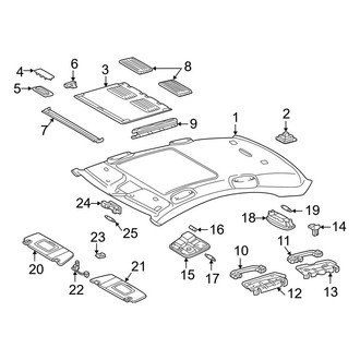 Mercedes-Benz OE - Roof - Interior Trim (Base Wagon)
