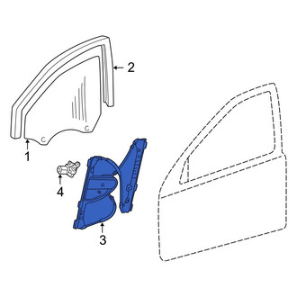Mercedes-Benz OE - Rear Right Window Regulator