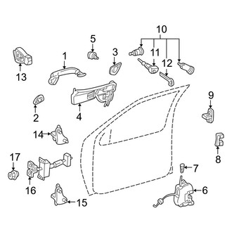 Mercedes-Benz OE - Front Door - Lock & Hardware