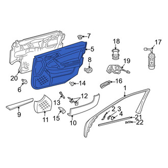 Mercedes-Benz OE - Front Left Inner Door Interior Trim Panel