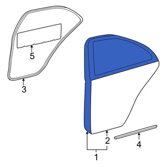 Mercedes-Benz OE - Rear Left Door Shell