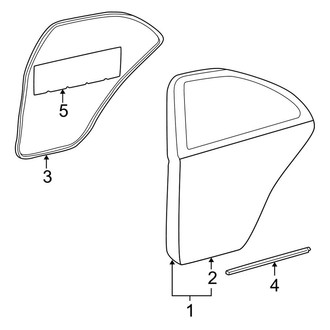 Mercedes-Benz OE - Rear Door - Door & Components (Sedan)
