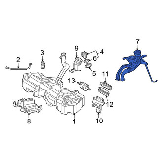 Mercedes-Benz OE - Upper Fuel Tank Filler Neck