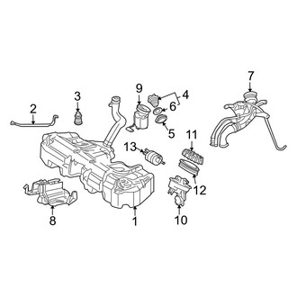 Mercedes-Benz OE - Fuel System Components (Sedan)