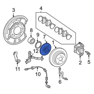 Mercedes-Benz OE - Rear Wheel Hub