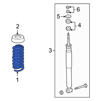 Mercedes-Benz OE - Rear Coil Spring