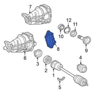 Mercedes-Benz OE - Rear Differential Cover