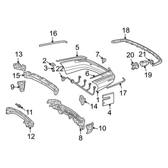Mercedes-Benz OE - Rear Bumper - Bumper & Components (Base Wagon)