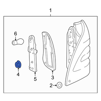 Mercedes-Benz OE - Tail Light Nut
