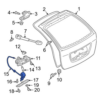 Mercedes-Benz OE - Rear Liftgate Latch