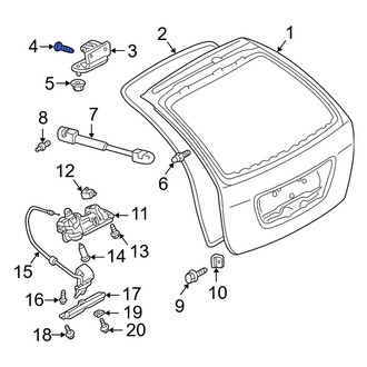 Mercedes-Benz OE - Liftgate Hinge Bolt