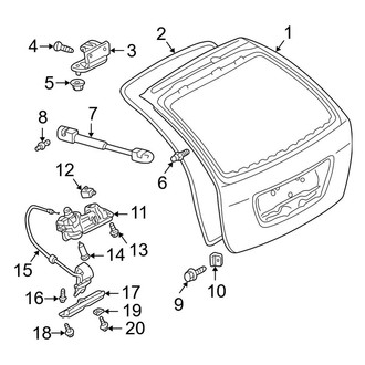 Mercedes-Benz OE - Lift Gate - Gate & Hardware (Base / 4Matic Wagon)