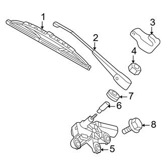 Mercedes-Benz OE - Lift Gate - Wiper & Washer Components (Base / 4Matic Wagon)