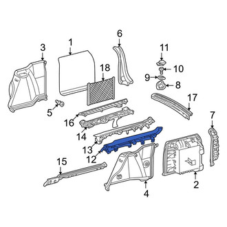 Mercedes-Benz OE - Floor Cover Panel