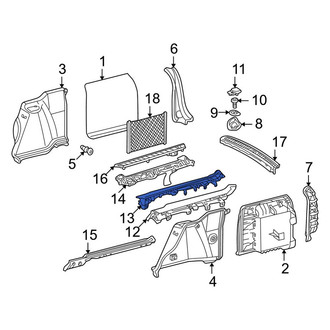 Mercedes-Benz OE - Floor Cover Panel