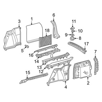 Mercedes-Benz OE - Rear Body & Floor - Storage Compartment (Base Wagon)