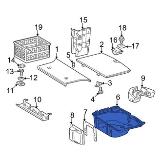 Mercedes-Benz OE - Rear Spare Tire Compartment