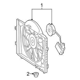 Mercedes-Benz OE - Cooling Fan (Kompressor Sedan)
