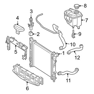 Mercedes-Benz OE - Cooling - Radiator & Components (Sedan)