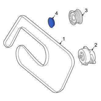 Mercedes-Benz OE - Accessory Drive Belt Idler Pulley Cap