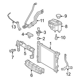 Mercedes-Benz OE - Cooling - Radiator & Components (Sedan)