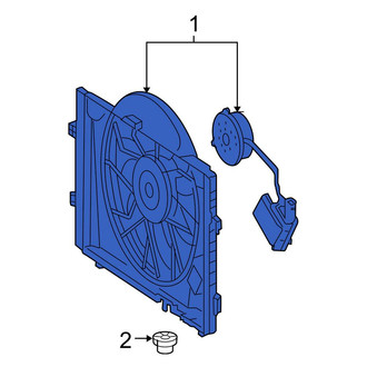 Mercedes-Benz OE - Engine Cooling Fan Assembly