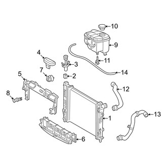 Mercedes-Benz OE - Cooling - Radiator & Components (Sedan)