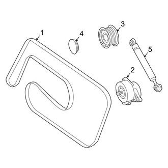 Mercedes-Benz OE - Cooling - Belts & Pulleys (4Matic / Luxury / Sport Sedan)