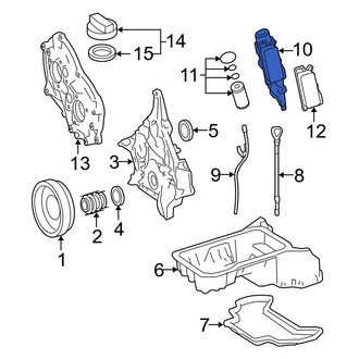 Mercedes-Benz OE - Engine Oil Filter Housing