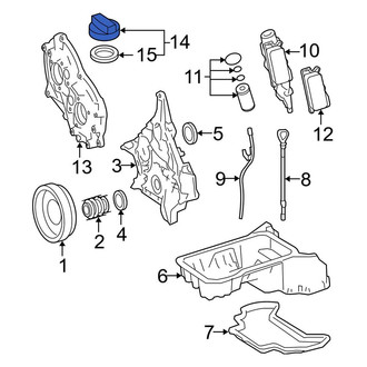 Mercedes-Benz OE - Engine Oil Filler Cap