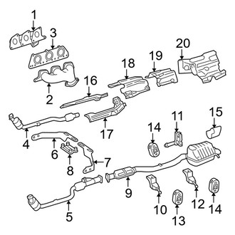 Mercedes-Benz OE - Exhaust System - Exhaust Components
