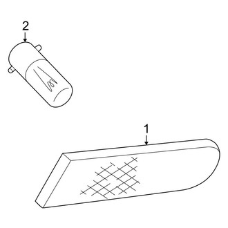 Mercedes-Benz OE - Front Lamps - Signal Lamps (Coupe)