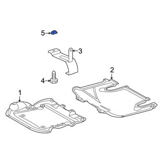Mercedes-Benz OE - Radiator Support Splash Shield Nut