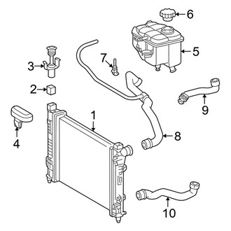 Mercedes-Benz OE - Cooling - Radiator & Components (Coupe)