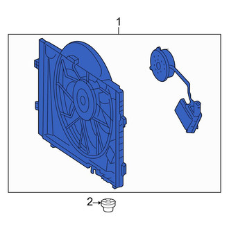 Mercedes-Benz OE - Engine Cooling Fan Assembly