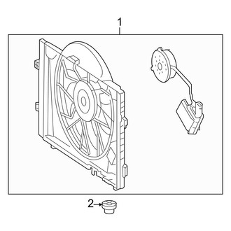 Mercedes-Benz OE - Cooling Fan (Coupe 3.2L)