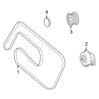 Mercedes-Benz OE - Cooling - Belts & Pulleys (Base Coupe)