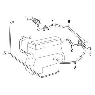 Mercedes-Benz OE - Air Conditioner & Heater - Pump & Hoses (Recirculating), (Coupe)