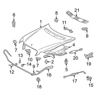 Mercedes-Benz OE - Hood & Grille - Hood & Components (Coupe)