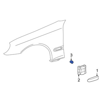 Mercedes-Benz OE - Fender Molding Retainer
