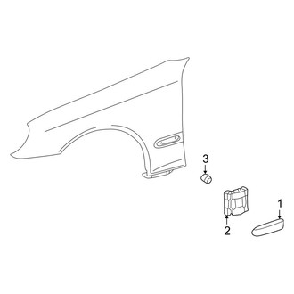 Mercedes-Benz OE - Fender - Exterior Trim (Coupe)