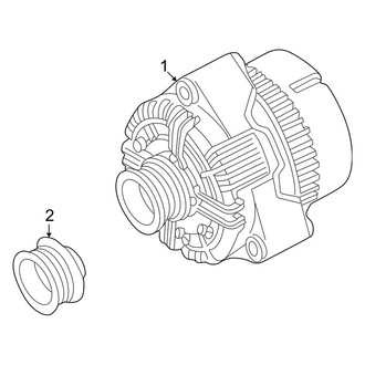 Mercedes-Benz OE - Electrical - Alternator (Base Coupe)