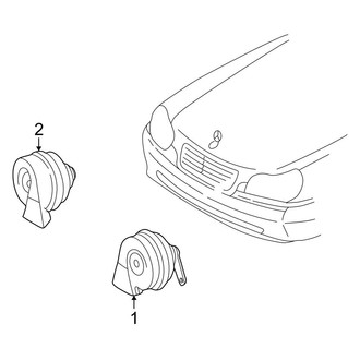 Mercedes-Benz OE - Electrical - Horn (Coupe)