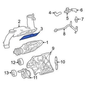 Mercedes-Benz OE - Supercharger Gasket