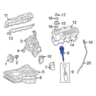 Mercedes-Benz OE - Engine Oil Filter Housing Cover