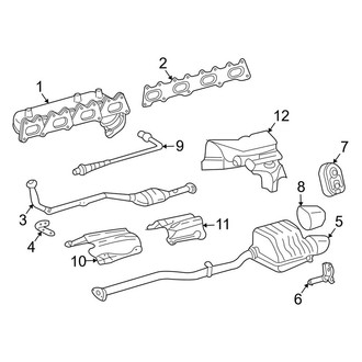 Mercedes-Benz OE - Exhaust System - Exhaust Components (Kompressor Coupe 2.3L)