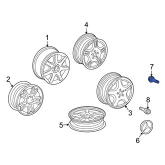 Mercedes-Benz OE - Tire Valve Stem