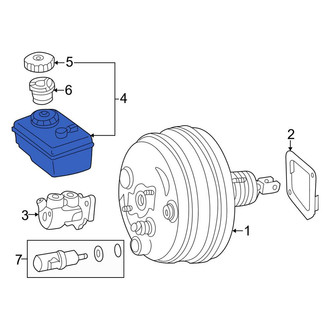 Mercedes-Benz OE - Brake Master Cylinder Reservoir